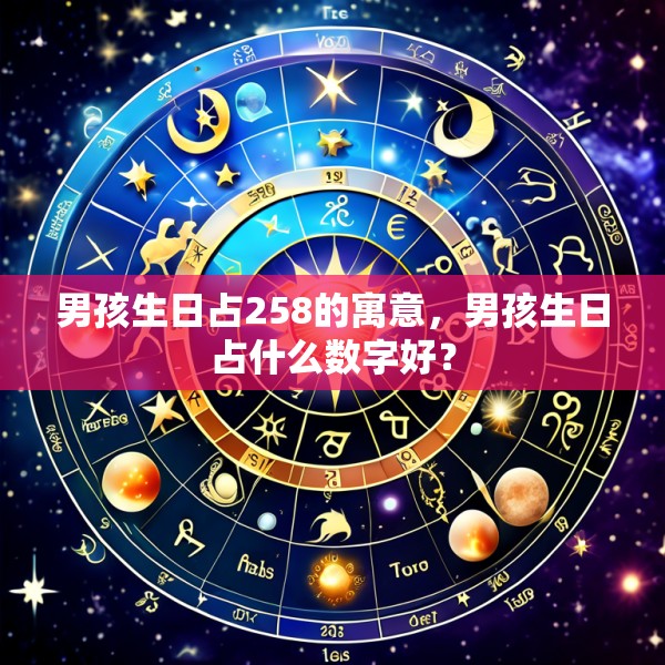 男孩生日占258的寓意,男孩生日占什么数字好?