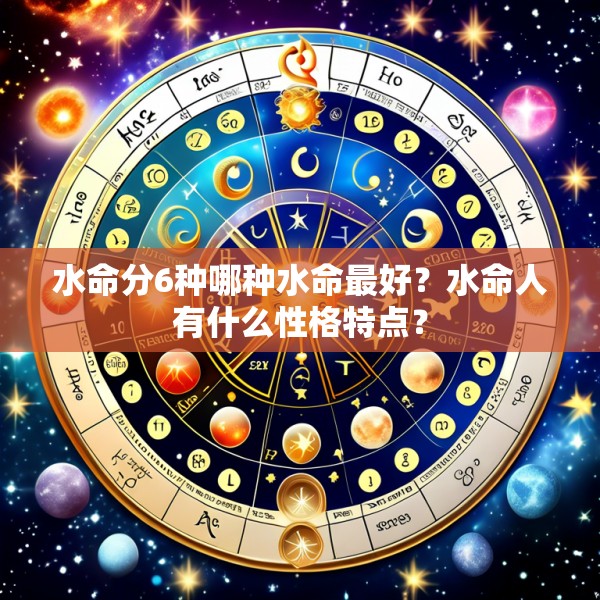 水命分6种哪种水命最好?水命人有什么性格特点?