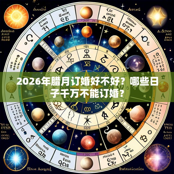 2026年腊月订婚好不好？哪些日子千万不能订婚？