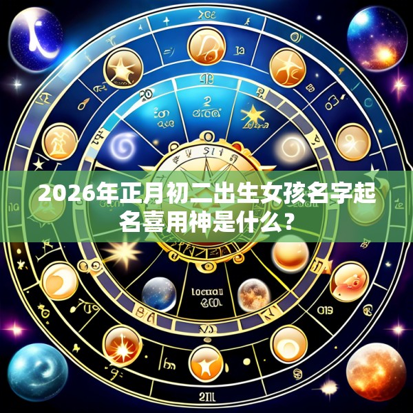 2026年正月初二出生女孩名字起名喜用神是什么？