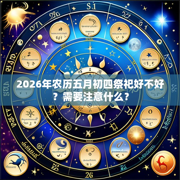 2026年农历五月初四祭祀好不好？需要注意什么？