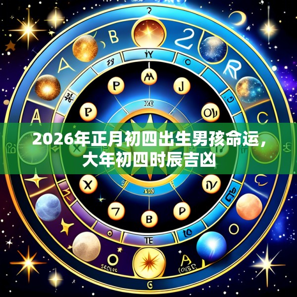 2026年正月初四出生男孩命运，大年初四时辰吉凶