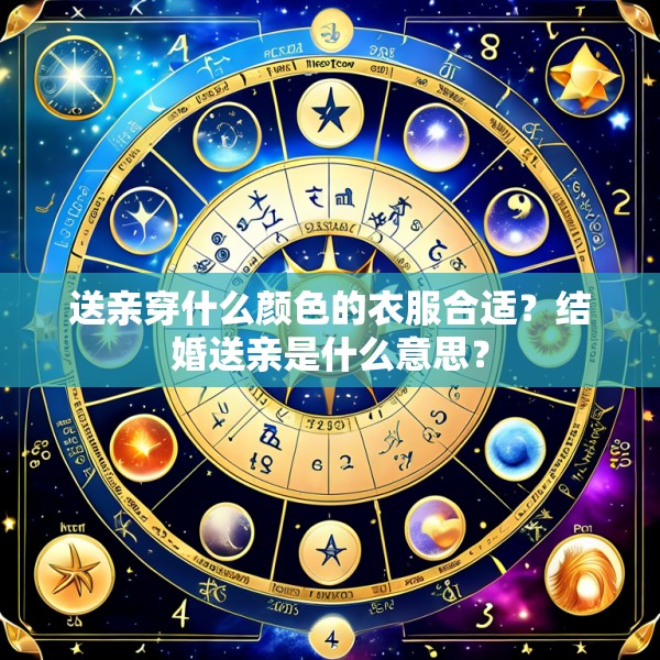 送亲穿什么颜色的衣服合适？结婚送亲是什么意思？