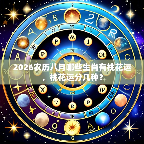 2026农历八月哪些生肖有桃花运,桃花运分几种?