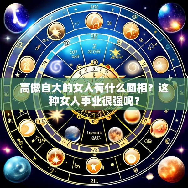 高傲自大的女人有什么面相？这种女人事业很强吗？