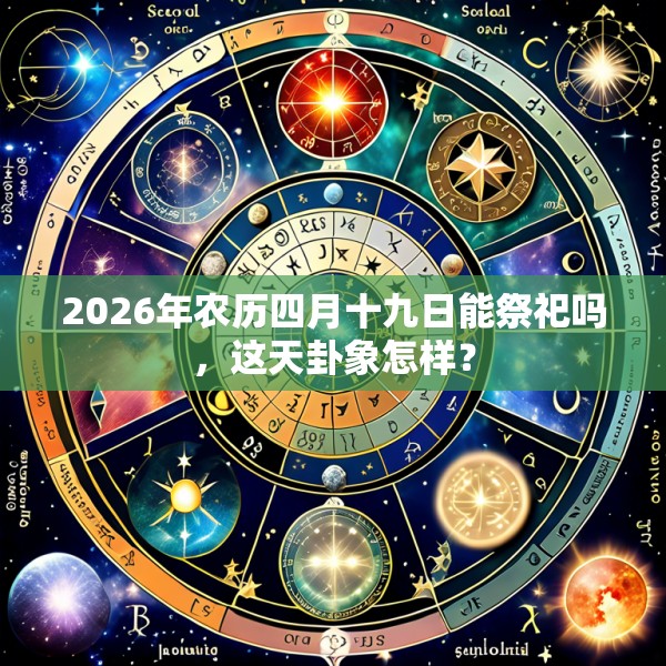 2026年农历四月十九日能祭祀吗，这天卦象怎样？