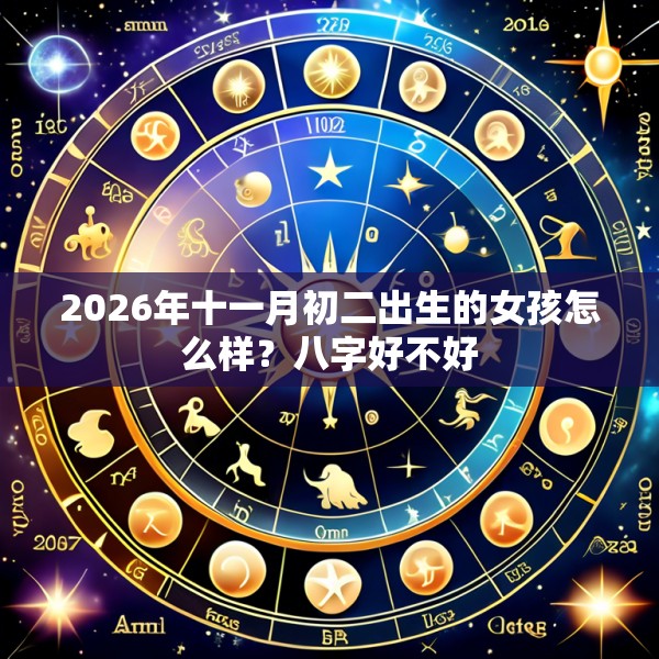 2026年十一月初二出生的女孩怎么样?八字好不好