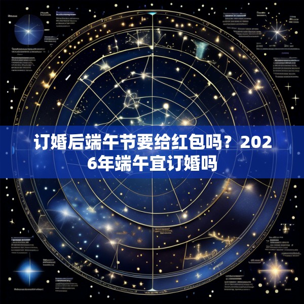 订婚后端午节要给红包吗？2026年端午宜订婚吗
