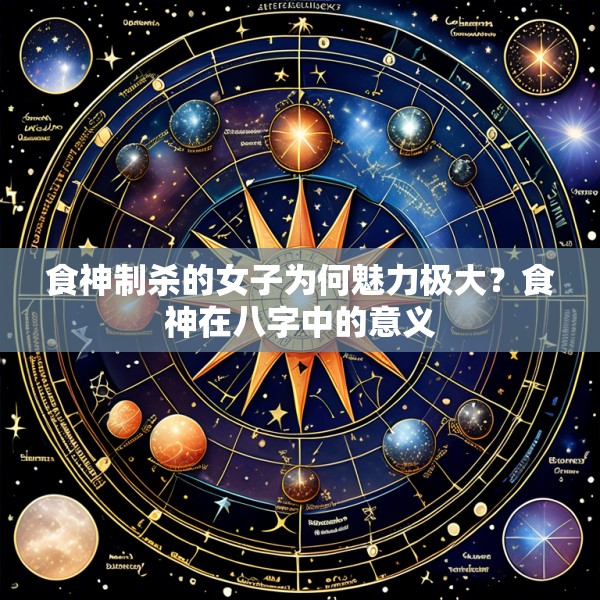 食神制杀的女子为何魅力极大？食神在八字中的意义