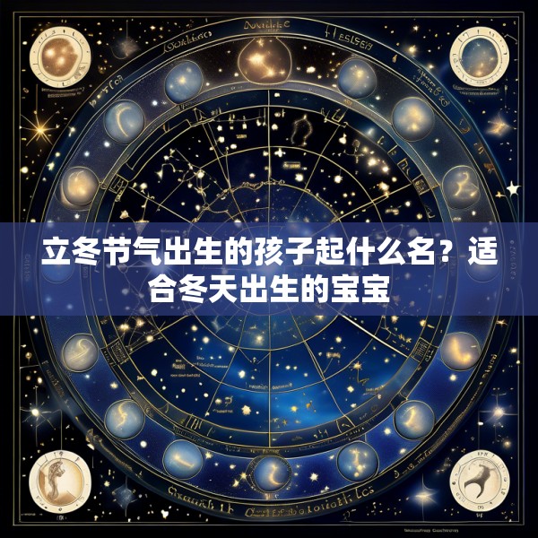 立冬节气出生的孩子起什么名？适合冬天出生的宝宝