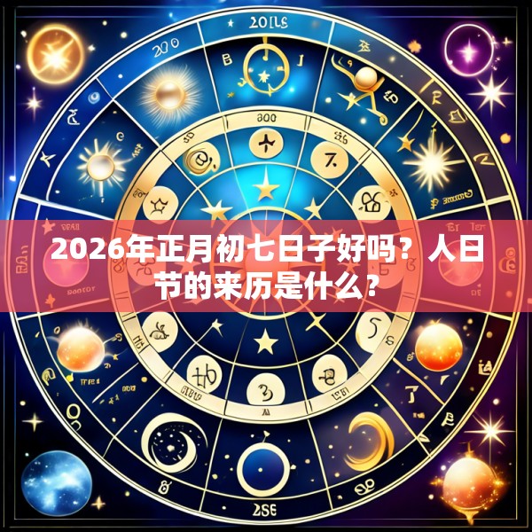 2026年正月初七日子好吗?人日节的来历是什么?