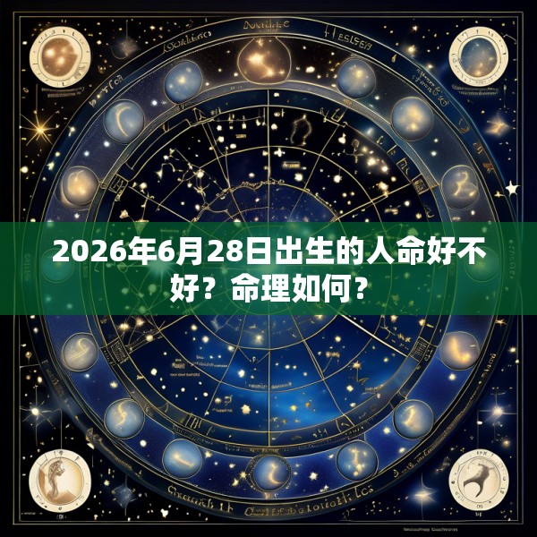 2026年6月28日出生的人命好不好?命理如何?