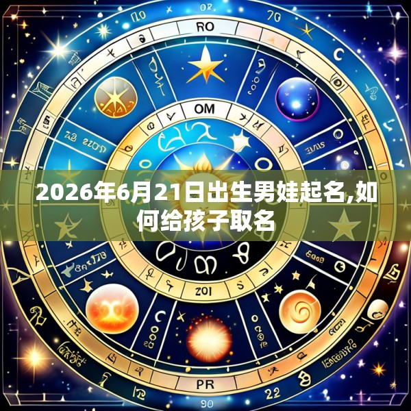 2026年6月21日出生男娃起名,如何给孩子取名