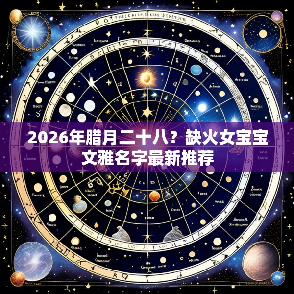 2026年腊月二十八？缺火女宝宝文雅名字最新推荐
