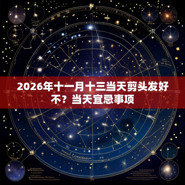2026年十一月十三当天剪头发好不？当天宜忌事项