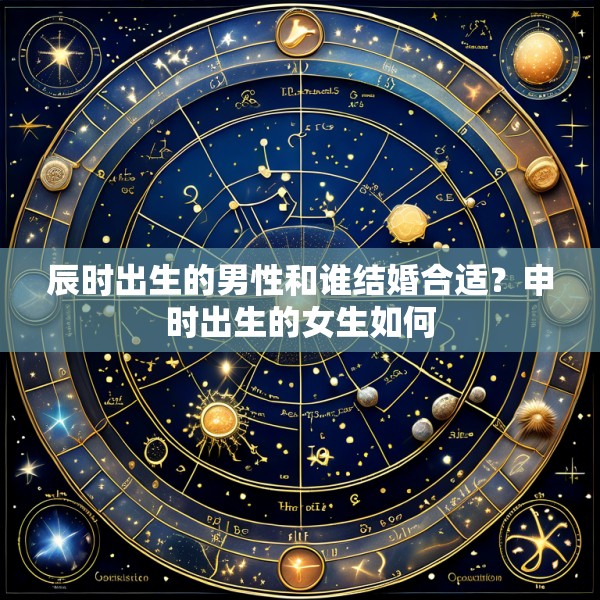 辰时出生的男性和谁结婚合适?申时出生的女生如何