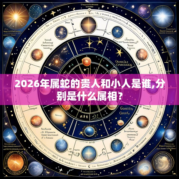 2026年属蛇的贵人和小人是谁,分别是什么属相？