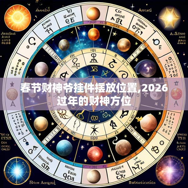 春节财神爷挂件摆放位置,2026过年的财神方位