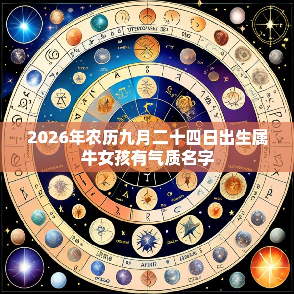 2026年农历九月二十四日出生属牛女孩有气质名字