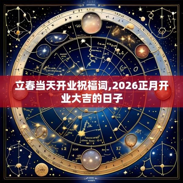 立春当天开业祝福词,2026正月开业大吉的日子