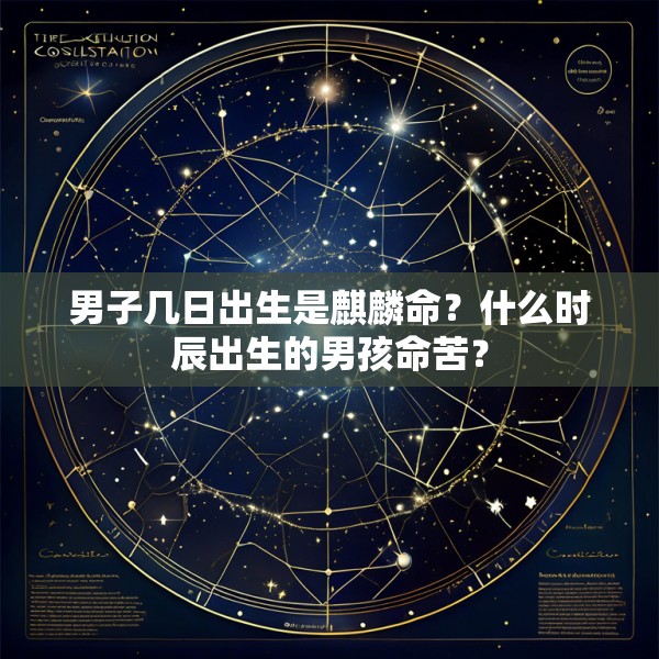 男子几日出生是麒麟命?什么时辰出生的男孩命苦?
