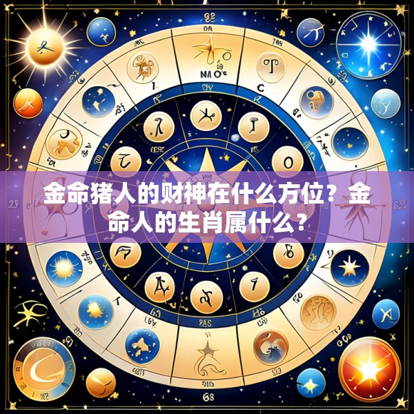 金命猪人的财神在什么方位？金命人的生肖属什么？