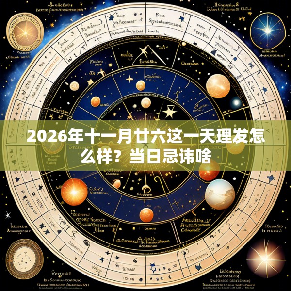 2026年十一月廿六这一天理发怎么样?当日忌讳啥