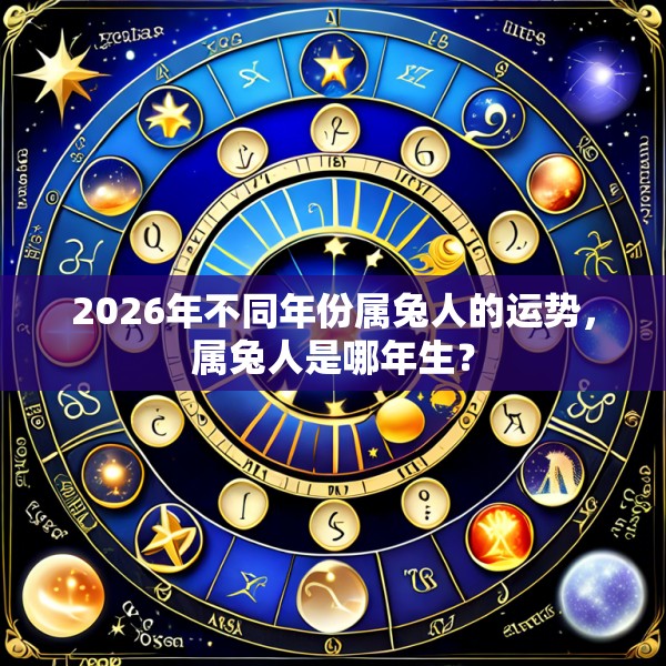 2026年不同年份属兔人的运势，属兔人是哪年生？