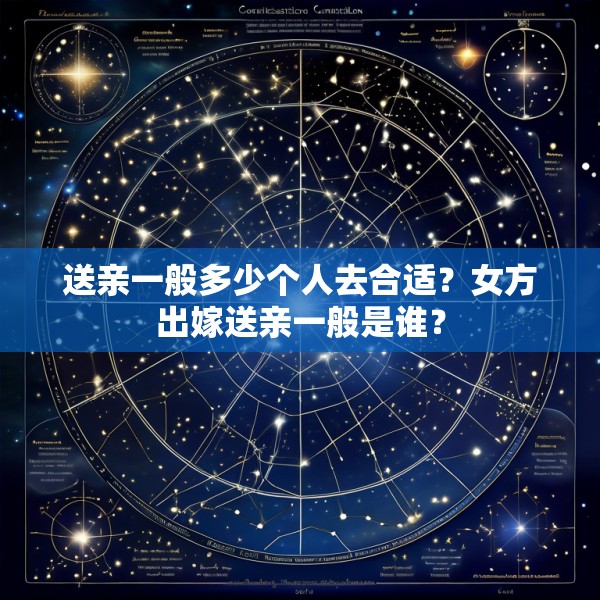 送亲一般多少个人去合适？女方出嫁送亲一般是谁？