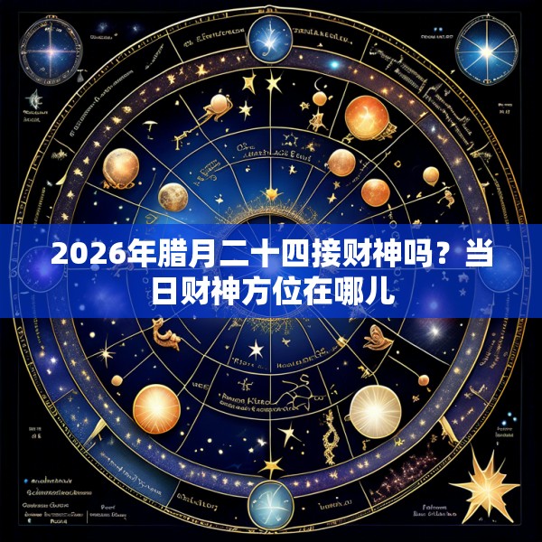2026年腊月二十四接财神吗?当日财神方位在哪儿
