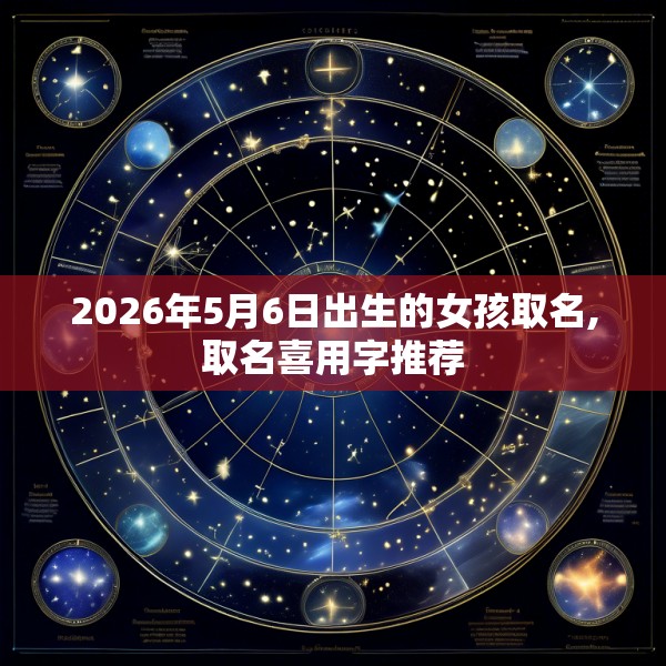 2026年5月6日出生的女孩取名,取名喜用字推荐