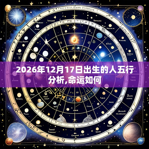 2026年12月17日出生的人五行分析,命运如何