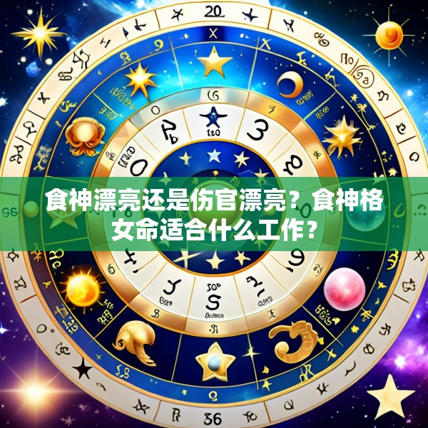 食神漂亮还是伤官漂亮?食神格女命适合什么工作?