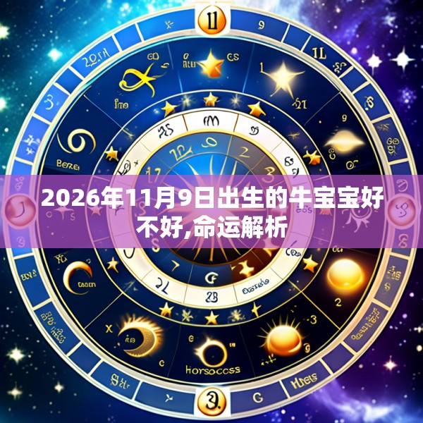 2026年11月9日出生的牛宝宝好不好,命运解析