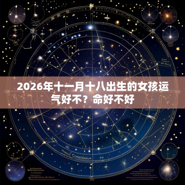 2026年十一月十八出生的女孩运气好不？命好不好