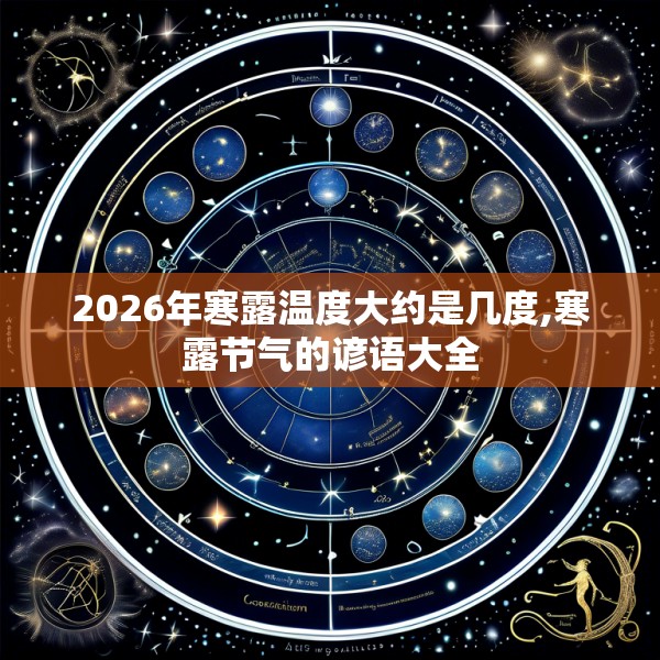 2026年寒露温度大约是几度,寒露节气的谚语大全