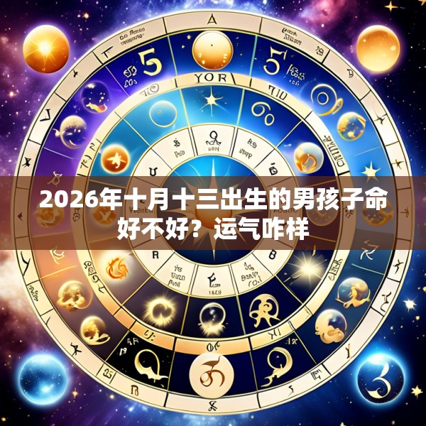 2026年十月十三出生的男孩子命好不好？运气咋样