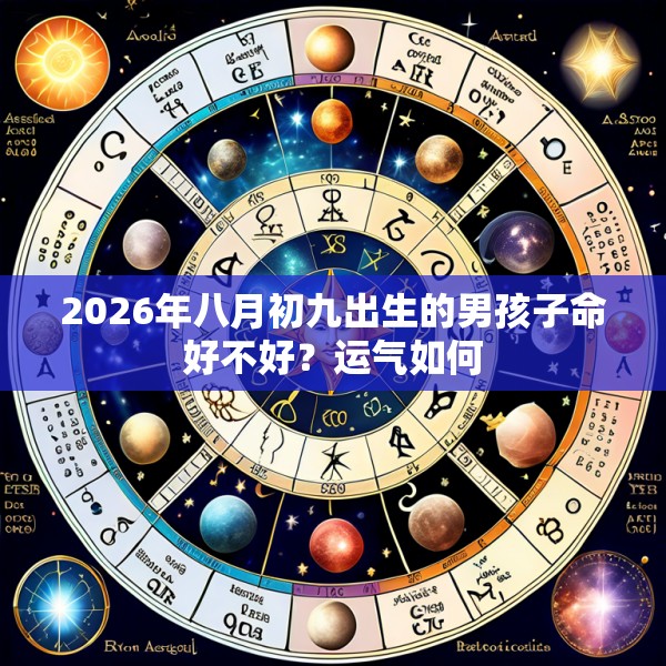 2026年八月初九出生的男孩子命好不好?运气如何