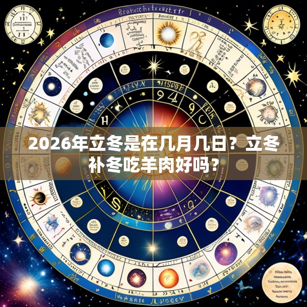 2026年立冬是在几月几日？立冬补冬吃羊肉好吗？