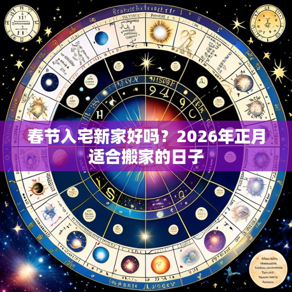 春节入宅新家好吗?2026年正月适合搬家的日子