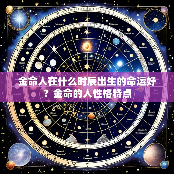 金命人在什么时辰出生的命运好?金命的人性格特点