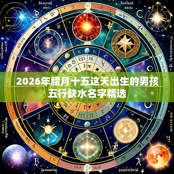 2026年腊月十五这天出生的男孩五行缺水名字精选