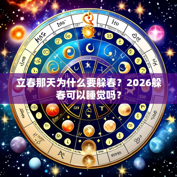 立春那天为什么要躲春？2026躲春可以睡觉吗？