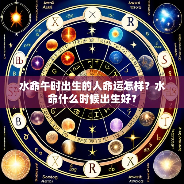 水命午时出生的人命运怎样？水命什么时候出生好？