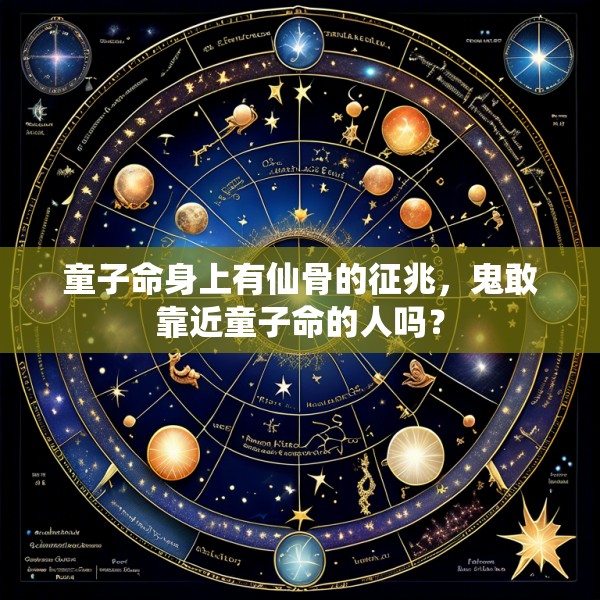 童子命身上有仙骨的征兆，鬼敢靠近童子命的人吗？