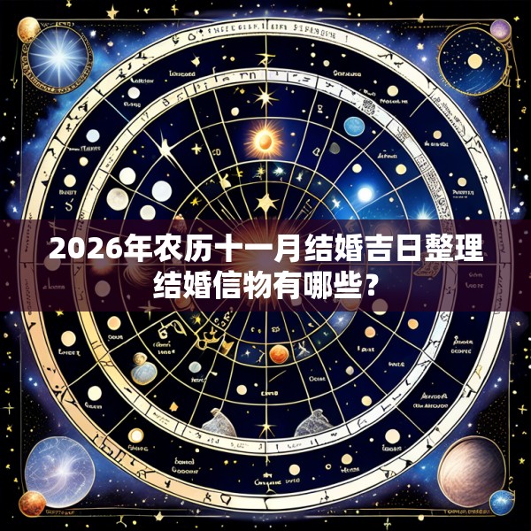 2026年农历十一月结婚吉日整理结婚信物有哪些？