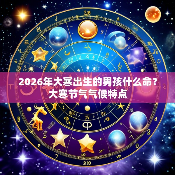 2026年大寒出生的男孩什么命？大寒节气气候特点