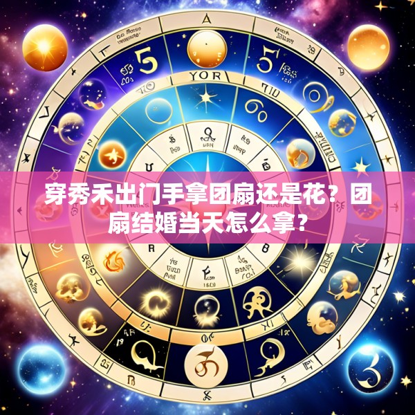 穿秀禾出门手拿团扇还是花?团扇结婚当天怎么拿?