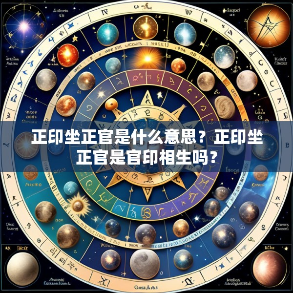 正印坐正官是什么意思？正印坐正官是官印相生吗？