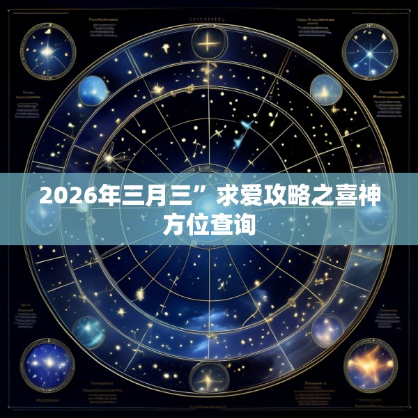 2026年三月三”求爱攻略之喜神方位查询